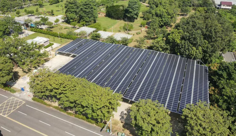 臺南山上花園水道博物館-成功案例-地面型太陽能板建置-FU-B
