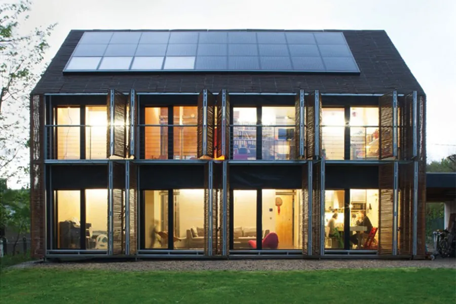 Residential solar home-France-1
