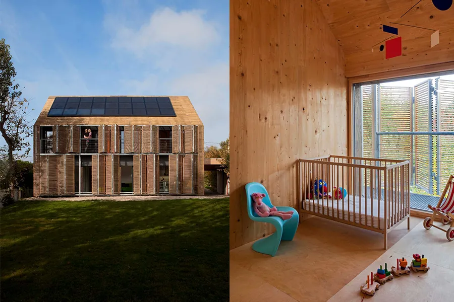 Residential solar home-France-2